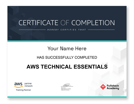 AWS Technical Essentials Certificate